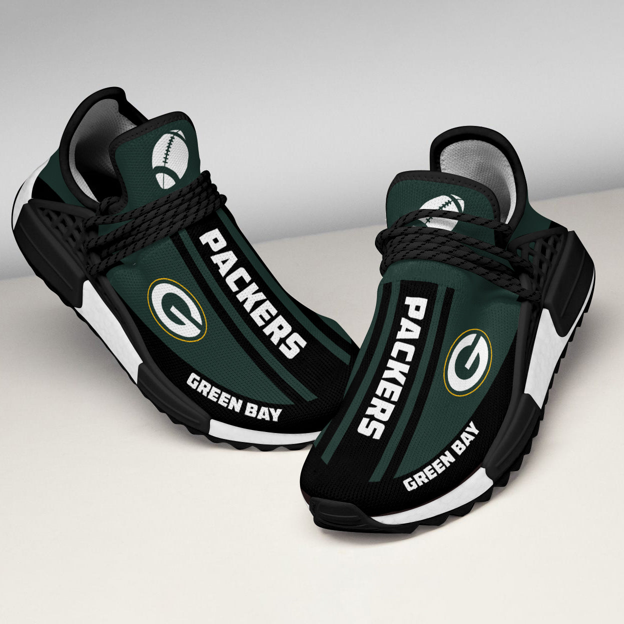 Fashion Green Bay Packers Human Race Shoes