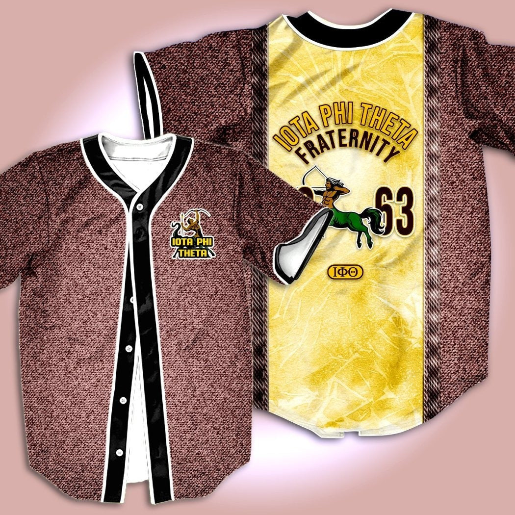 Fraternity Baseball Jersey – Brotherhood Iota Phi Theta Jeans Style Shirt