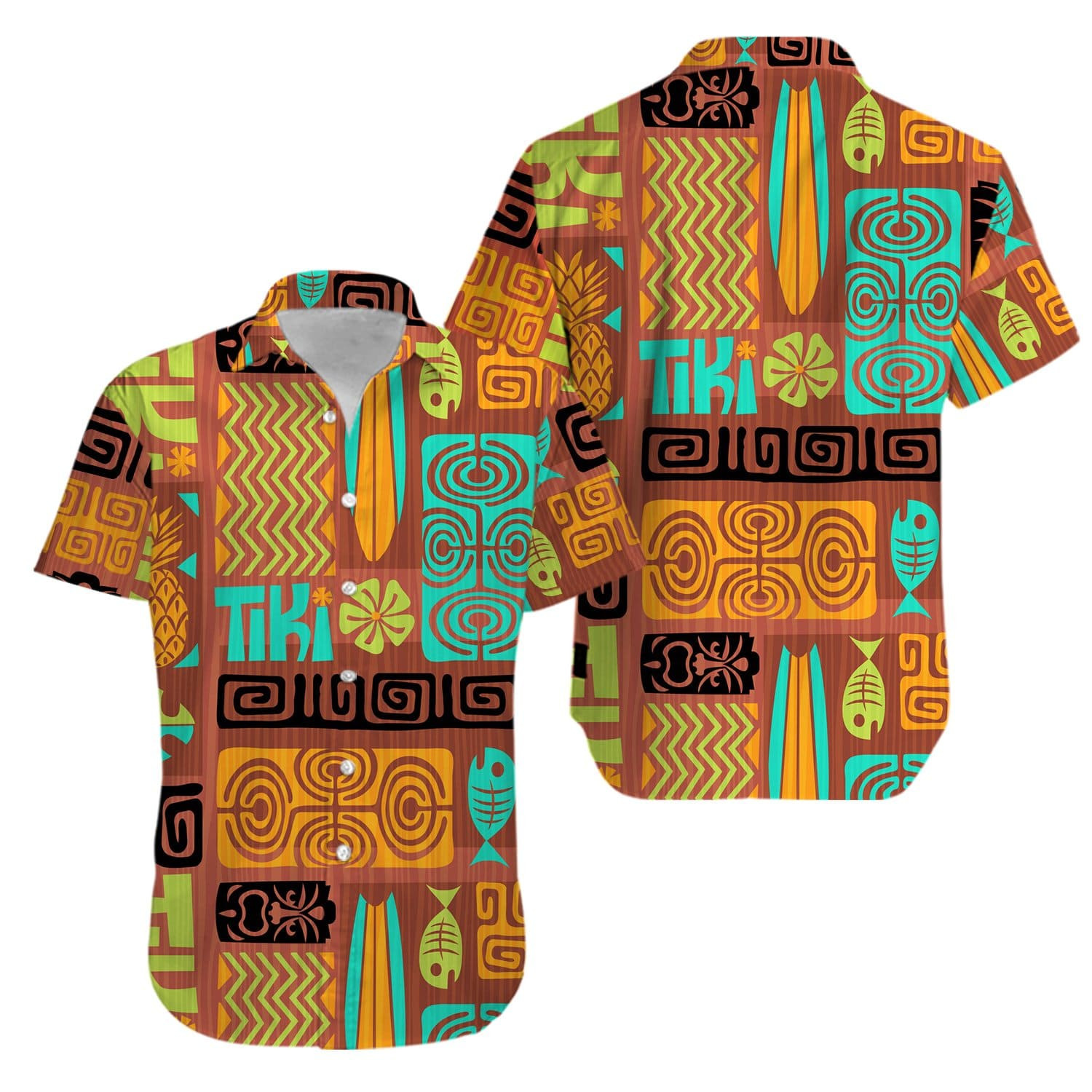 Retro Tiki Aloha Hawaii Shirts V Ha107171