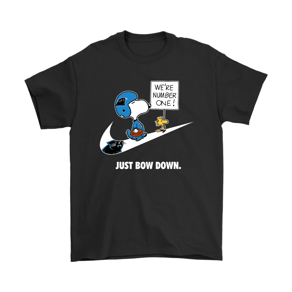 Order Carolina Panthers Are Number One – Just Bow Down Snoopy Shirts