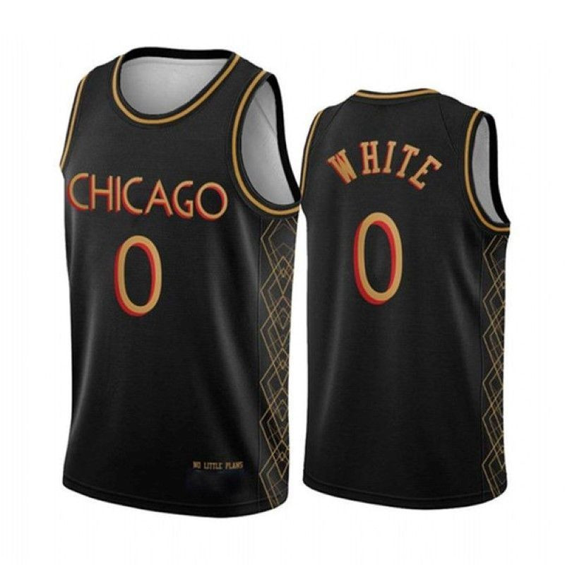 Chicago Bulls Coby White #0 NBA 2020 New Arrival Black Jersey