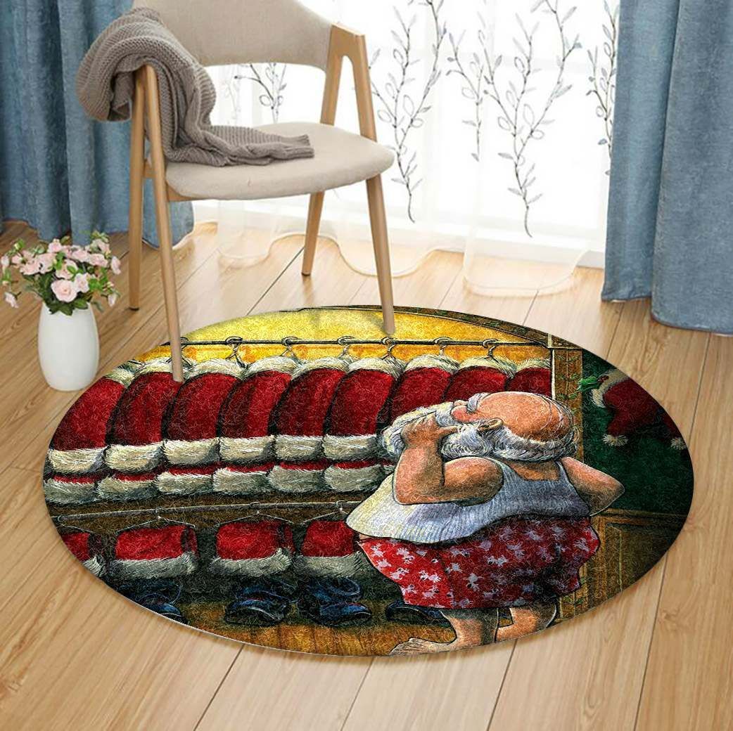 Santa Closet GE653 Round Rug  CYSI2907