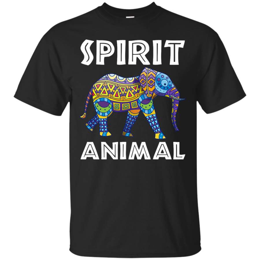 Mom – Elephants Are My Spirit Animal  Tribal Colorful Animal elephants T Shirt & Hoodie