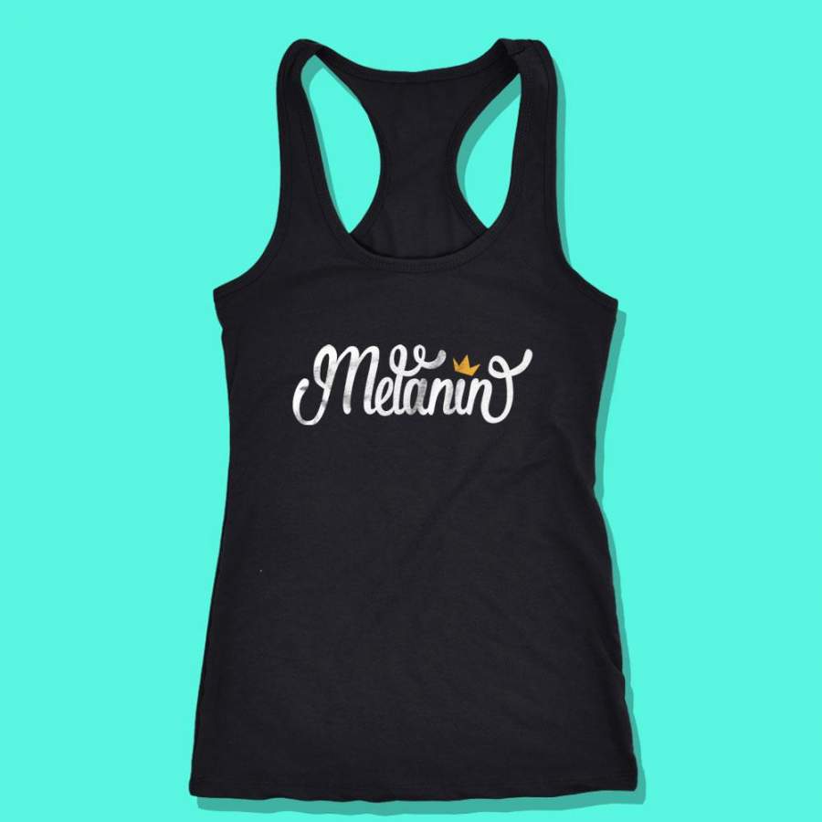 Melanin Black Power Melannin On Fleek Melannin Poppin Women’S Tank Top