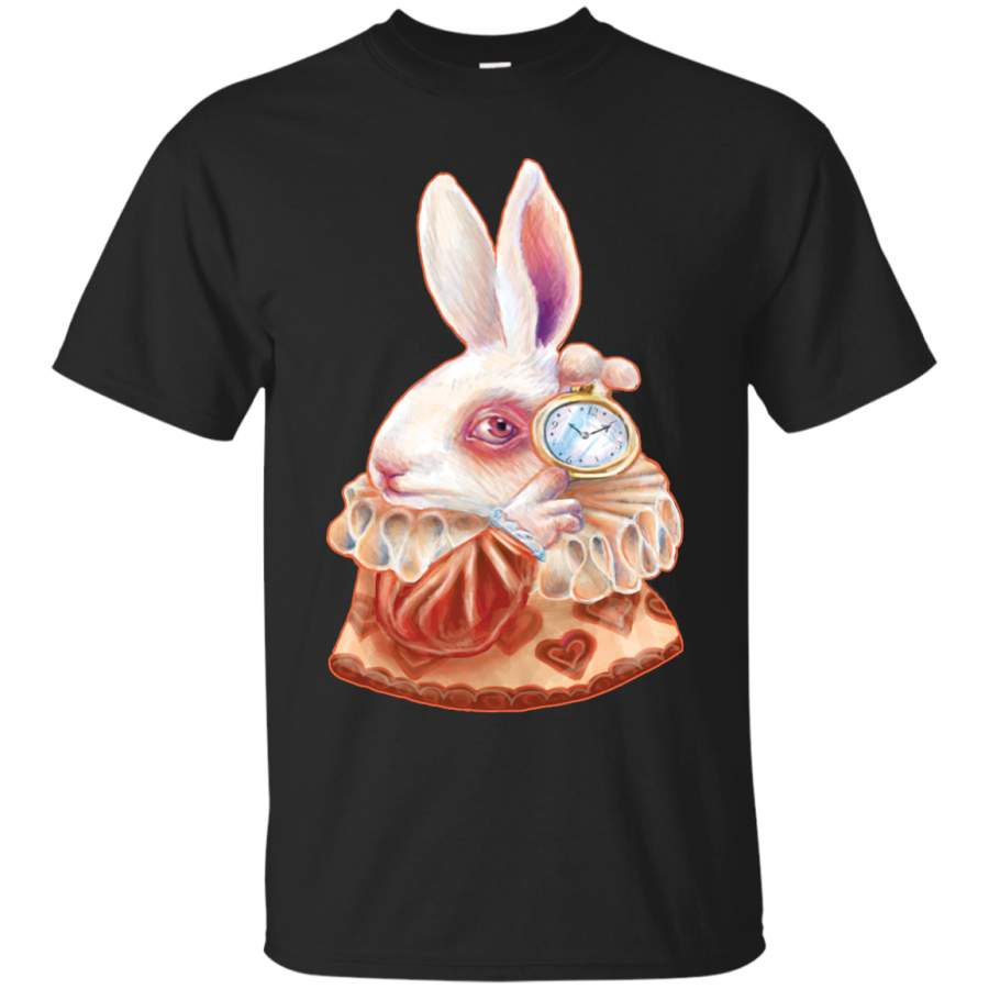 ALICE IN WONDERLAND – White Rabbit T Shirt & Hoodie