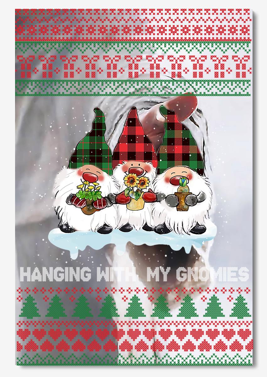 Three Santa Claus Funny Xmas Wall Art For Christmas Day Home Decor Poster