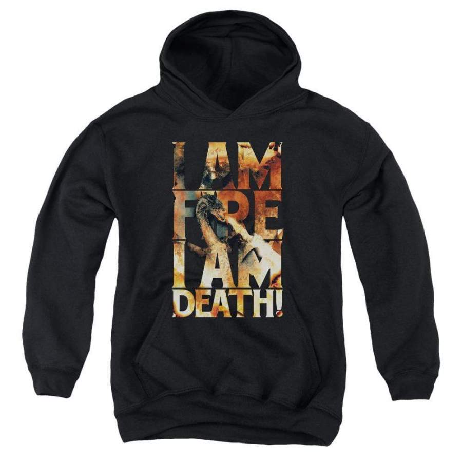 The Hobbit I Am Fire Youth Hoodie (Ages 8-12)