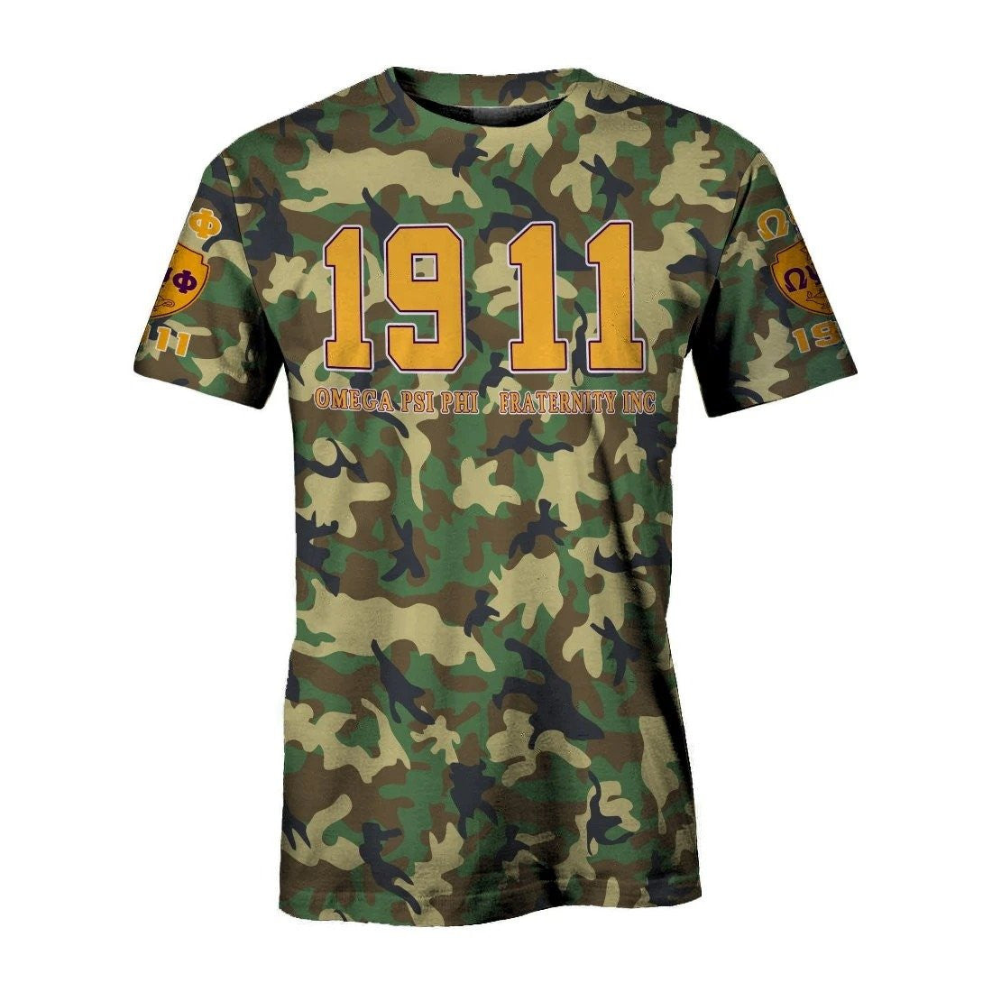 Fraternity Tshirt – Omega Psi Phi Military Thunder Tshirt