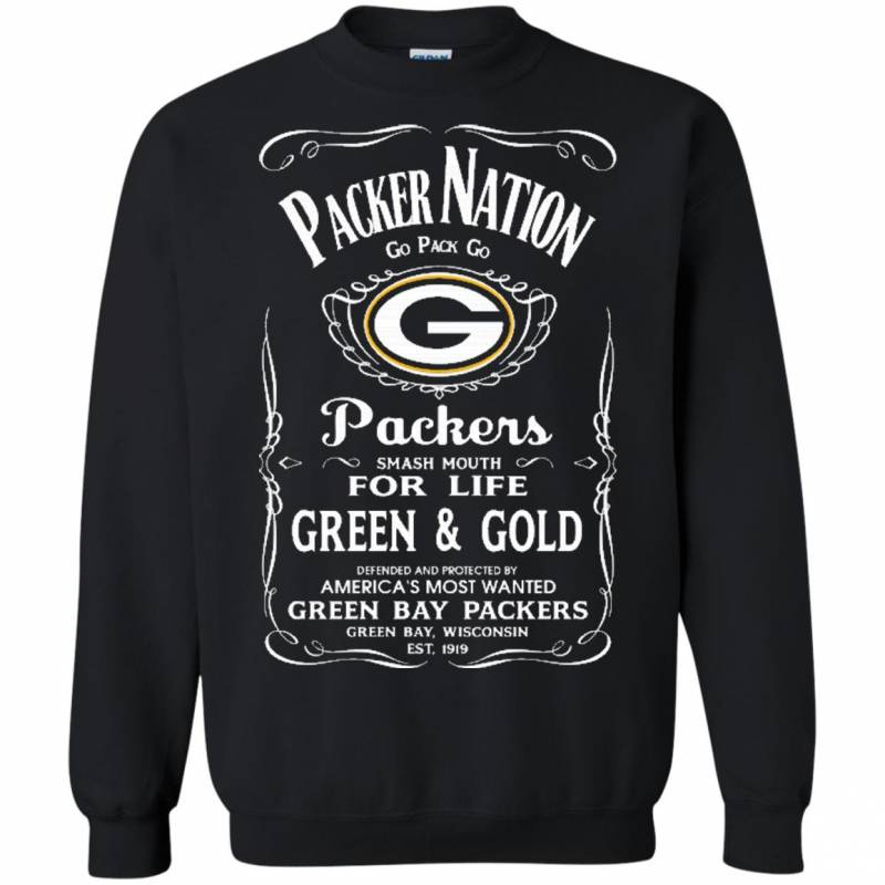 PACKERS NATION GO PACK GO FOOTBALL GREEN BAY PACKERS SLOGAN SHIRTS