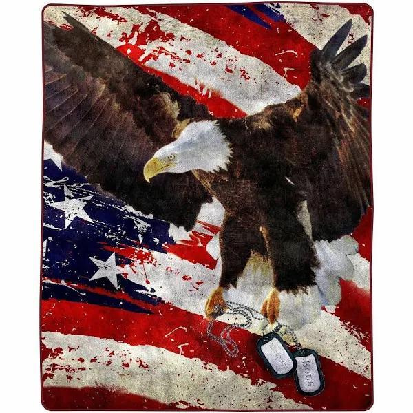 Luxury Mink Blanket Eagle Flag Super Soft – Justbeperfect_Shop