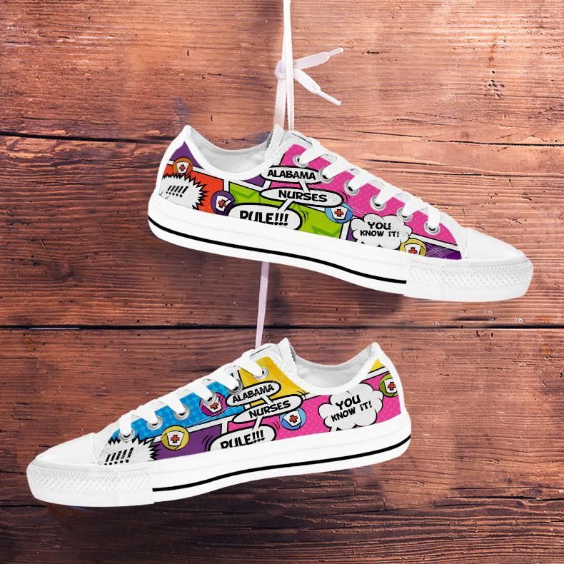 Alabama Comic Nurse Low Top Shoes – Fashionspicex Shop