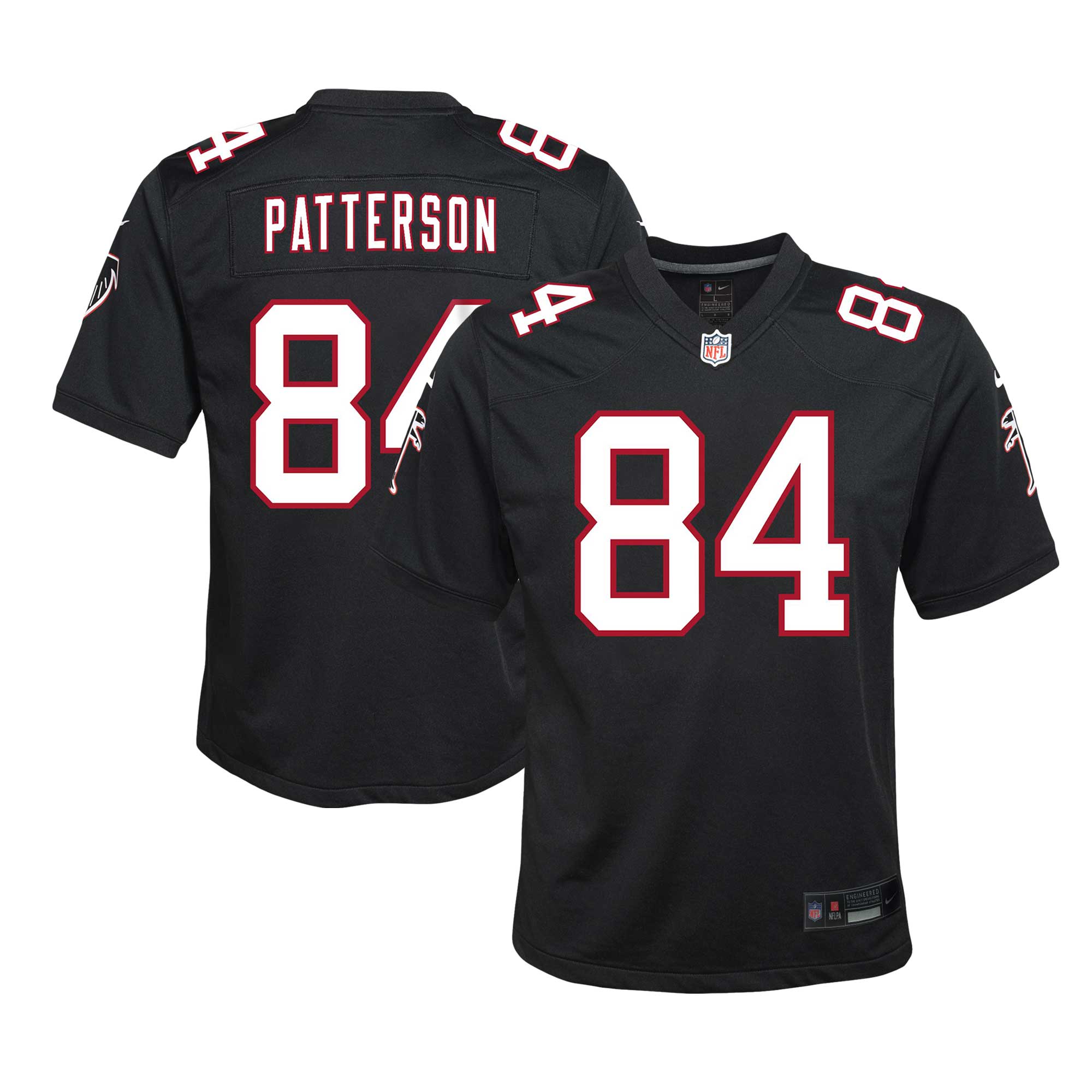 Youth Atlanta Falcons Cordarrelle Patterson Black Game Jersey