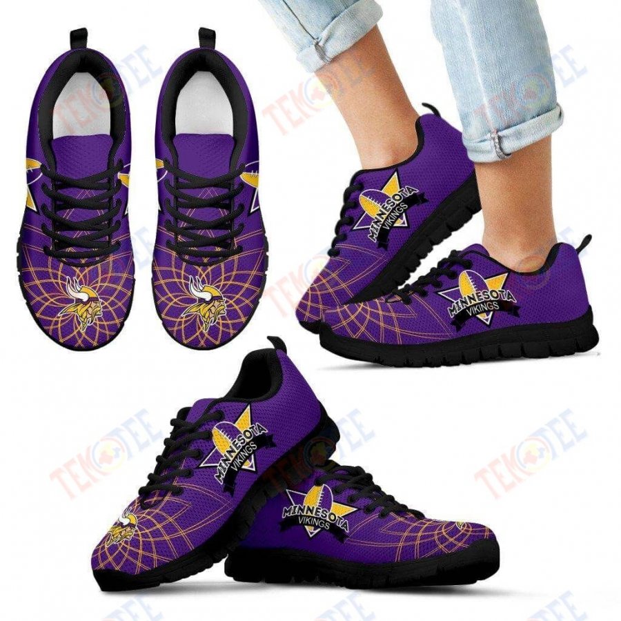 Mens Womens Minnesota Vikings Sneaker Super Bowl Sneaker Running Shoes For Men Women TDT297