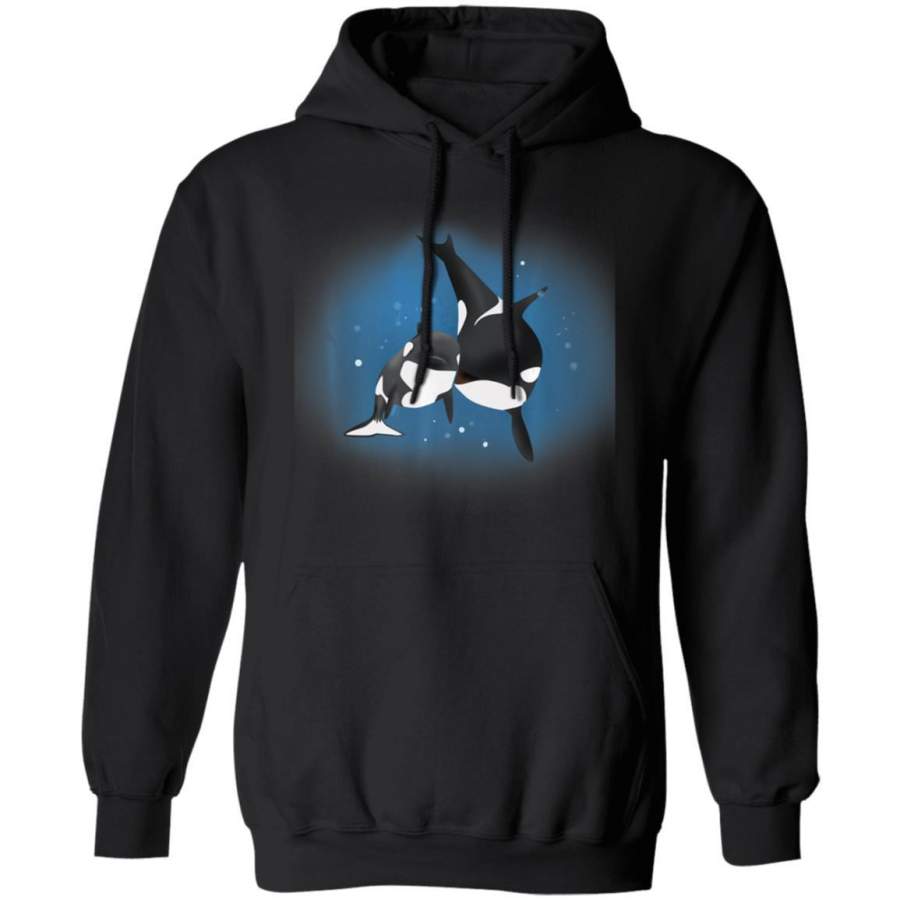 whale passionate sea panda fans Hoodie