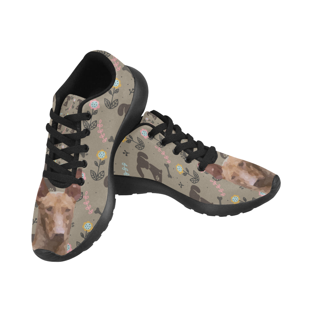 Podenco Canario Dog Black Sneakers for Women