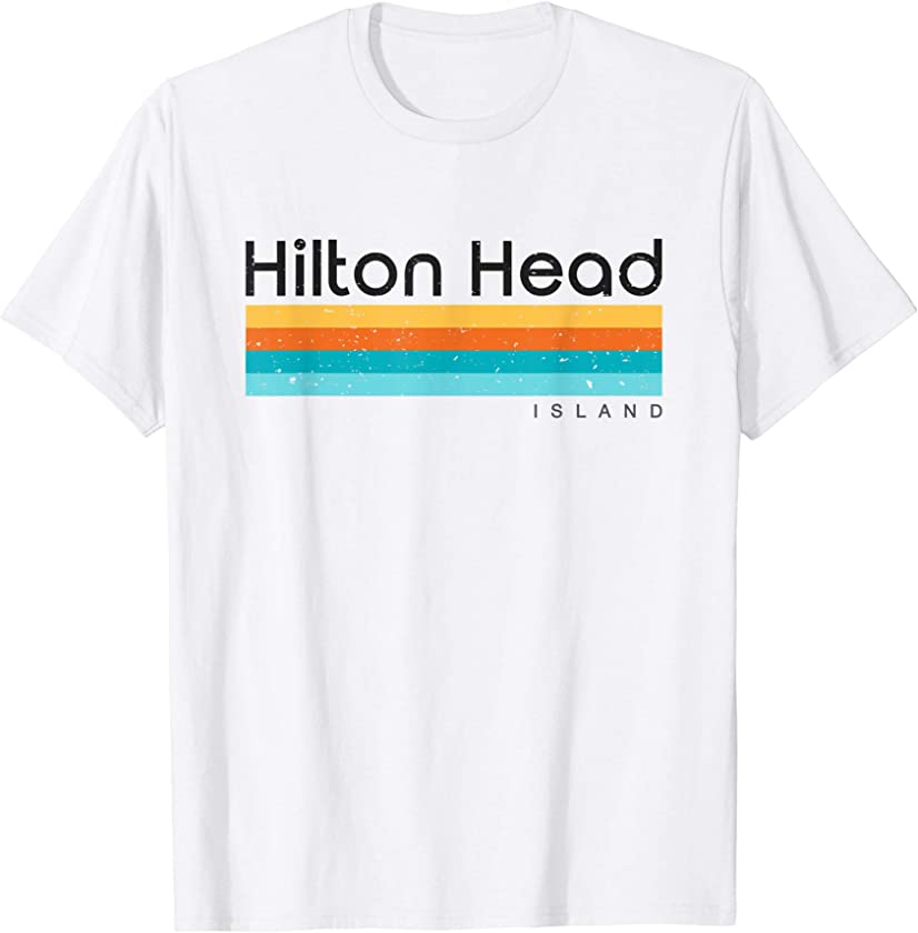 Vintage Hilton Head Island Retro Design T-Shirt