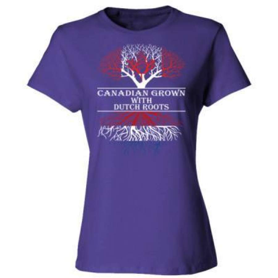 AGR Canadian Grown With Dutch Roots – Ladies’ Cotton T-Shirt