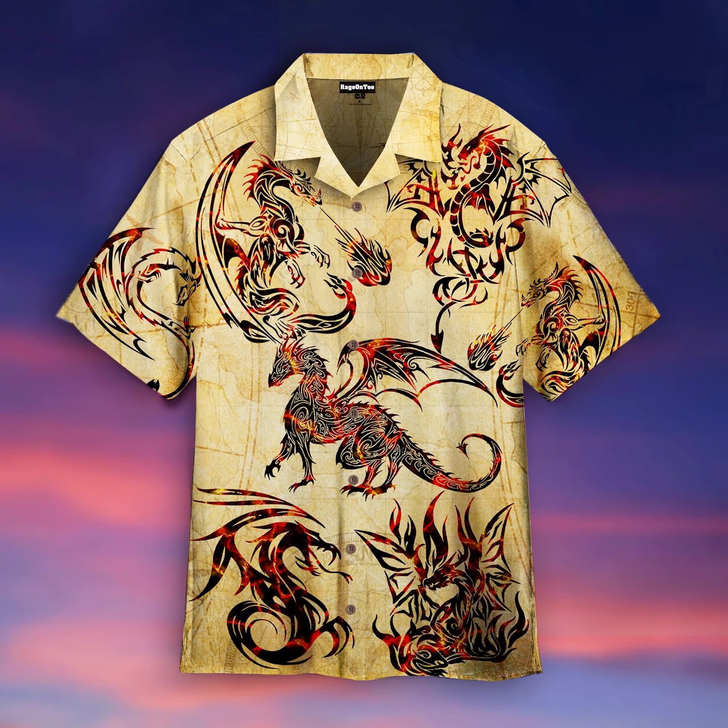 Dragon Hawaii Shirt Unisex Adult Ha3075