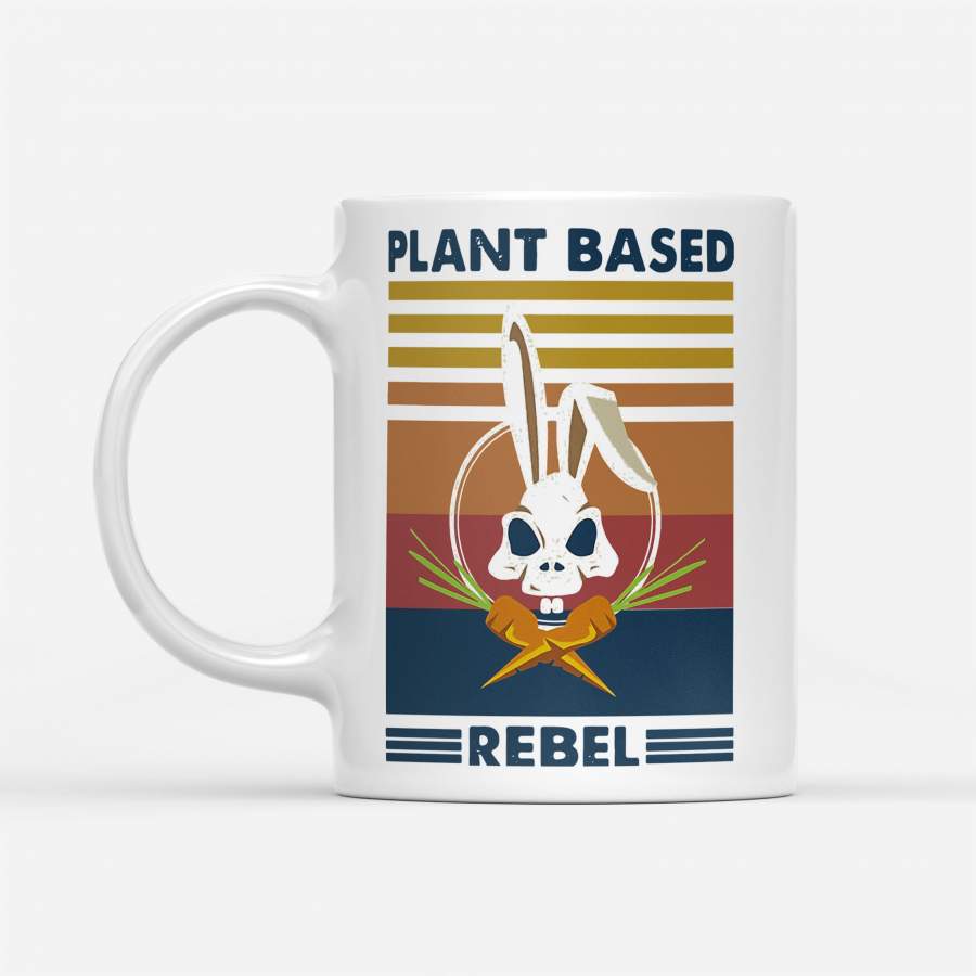 Bunny Plant Based Rebel Carrot Vintage – White Mug