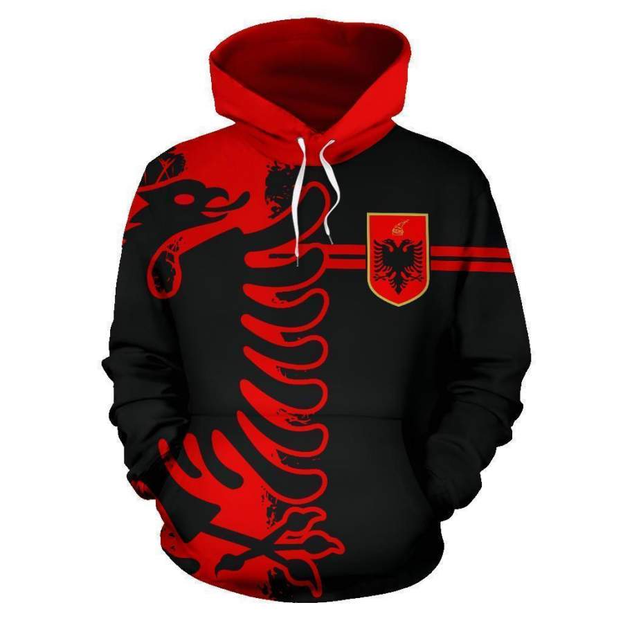 Albania Flag Hoodie – Mystic Style NNK 1119