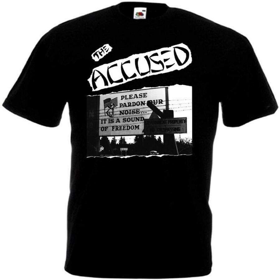 The Accused Please Pardon Our Noise… Black T-Shirt