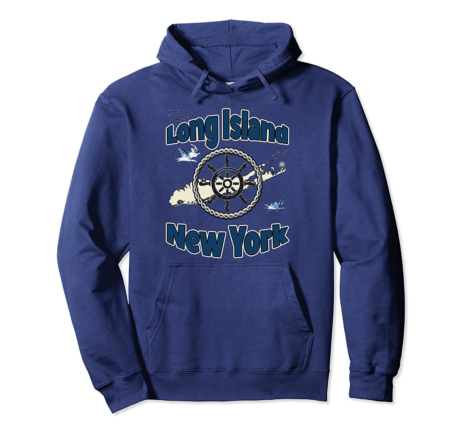 Long Island New York Nautical Pullover Hoodie, T-Shirt, Sweatshirt, Tank Top, Racerback, Dolman