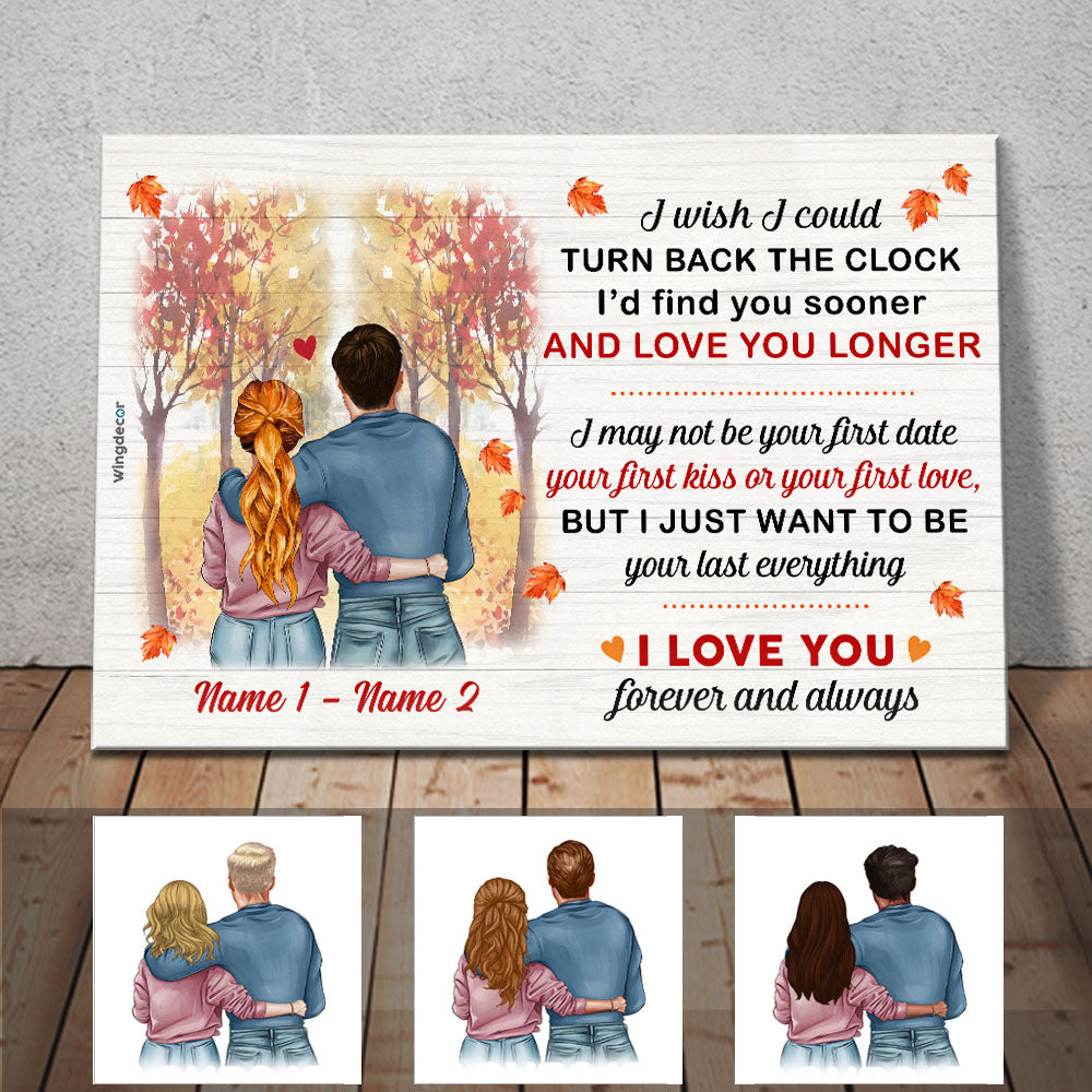 Personalized Fall Halloween Couple Poster Ag133 26O53