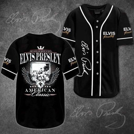 Elvis Presley Baseball Jersey Bbj-H8H8