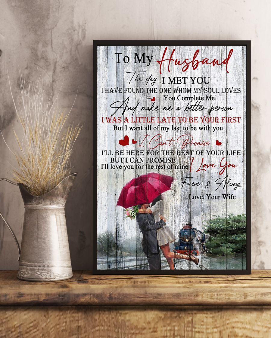 Gift For Husband – The Day I Met You Vertical Canvas And Poster – Valentine Gift | Wall Decor Visual Art
