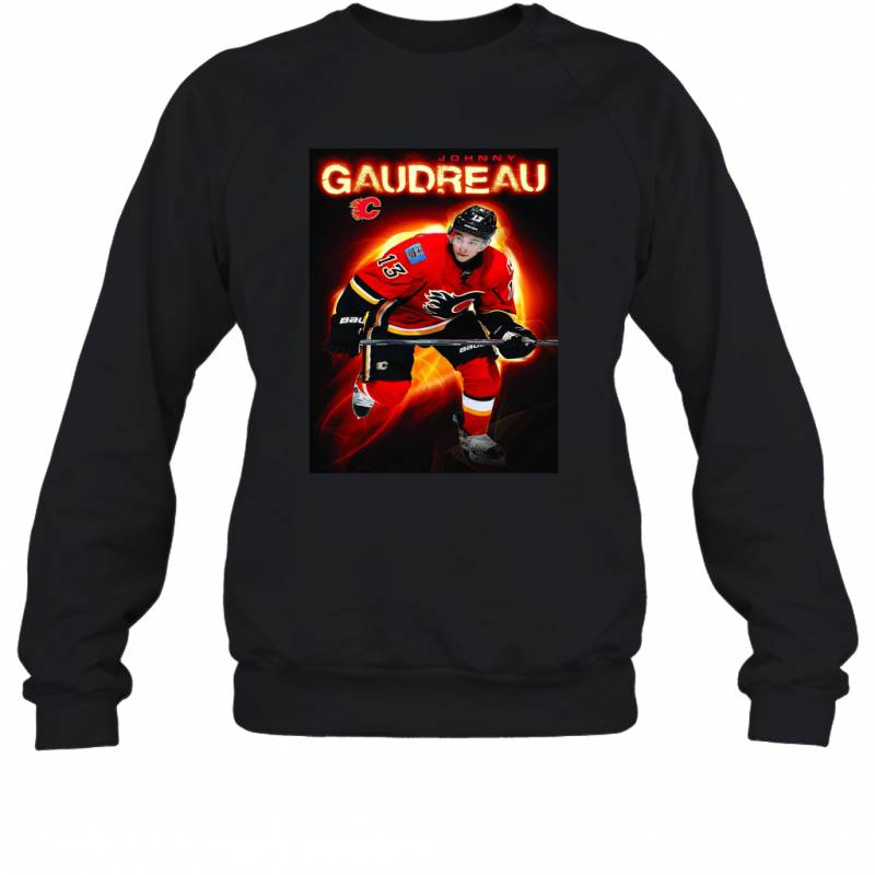 International Calgary Flames Johnny Gaudreau Premium Wall Sweatshirt