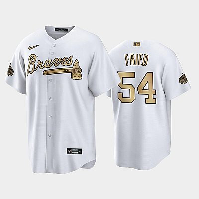 2022-23 All-Star Game NL Atlanta Braves Jersey, White 54 Max Fried Jersey