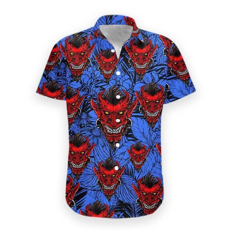 Satan Aloha Hawaii Shirt Colorful Short Sleeve Summer Beach Casual For Men And Women Ha26908