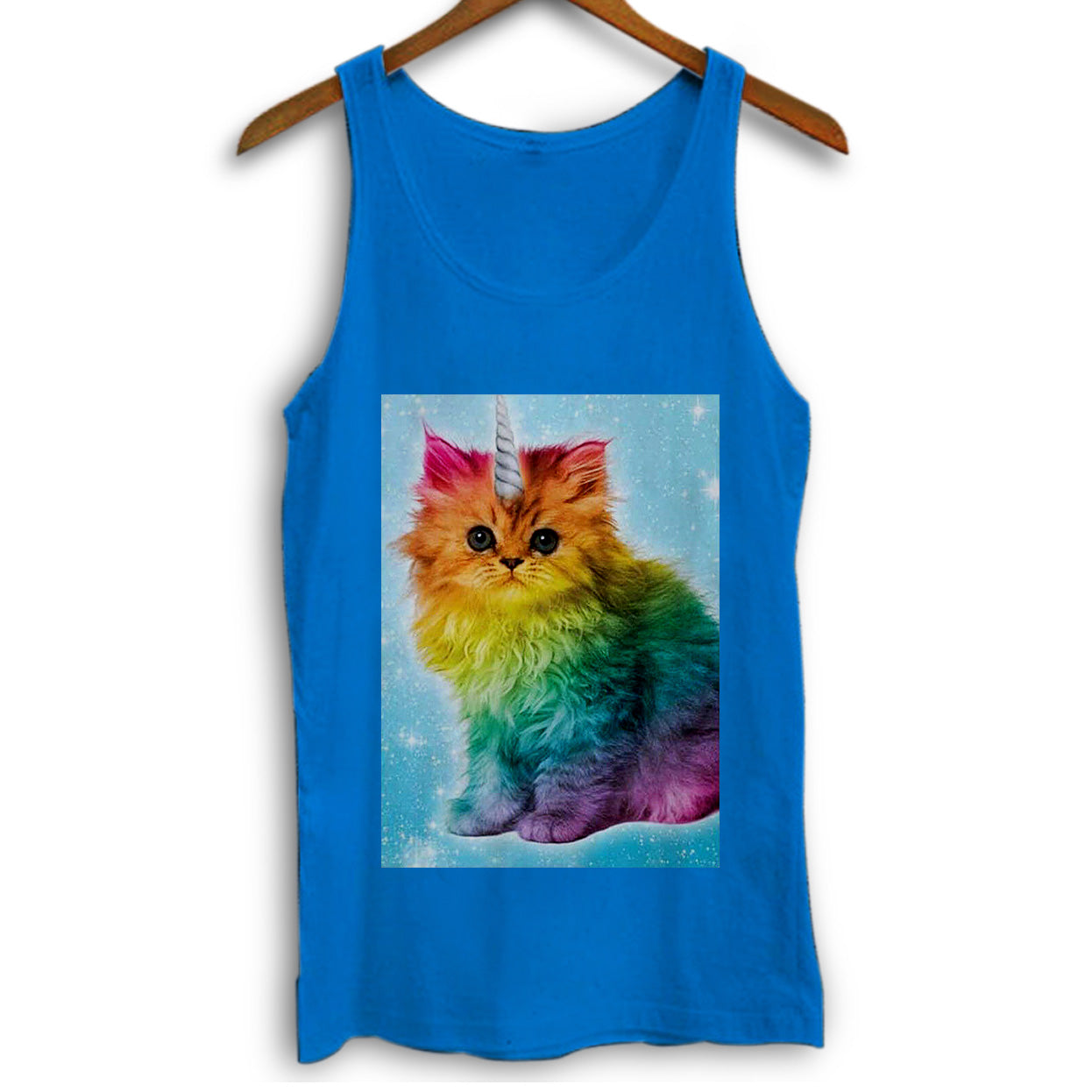 Unicorn Rainbow Cat Kitten Tanktop Women