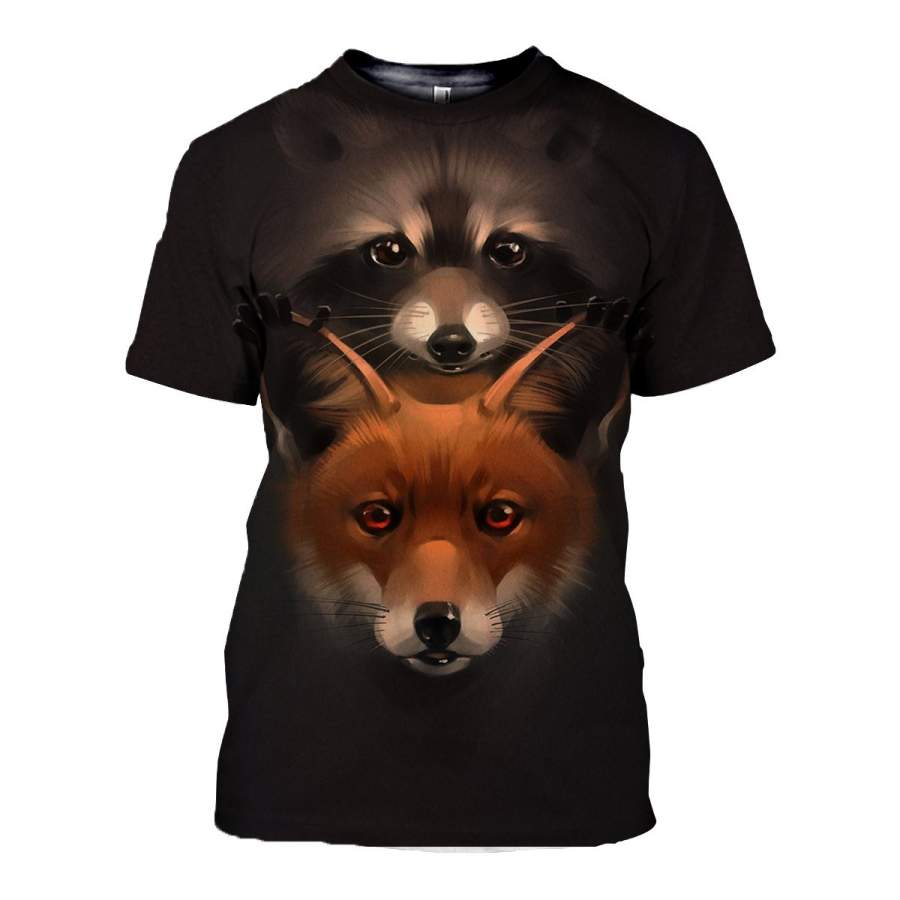 3D All Over Printed Fox Clothes 1276