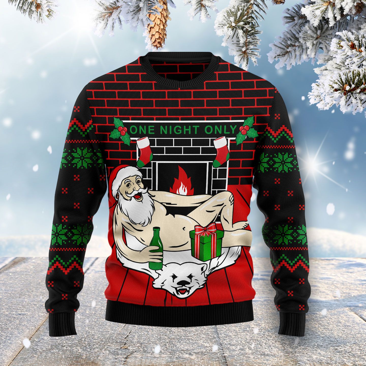 Ugly Santa HZ100821 Ugly Christmas Sweater