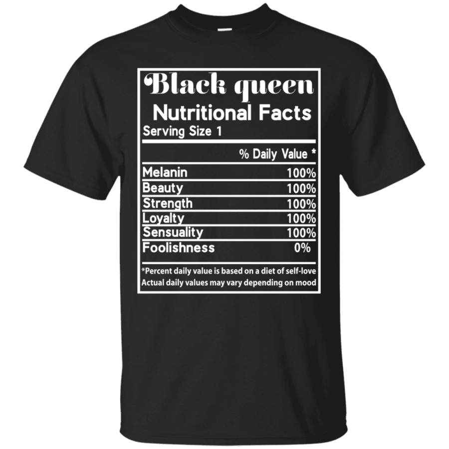 Black Queen Nutrition Facts T-shirt & Hoodie