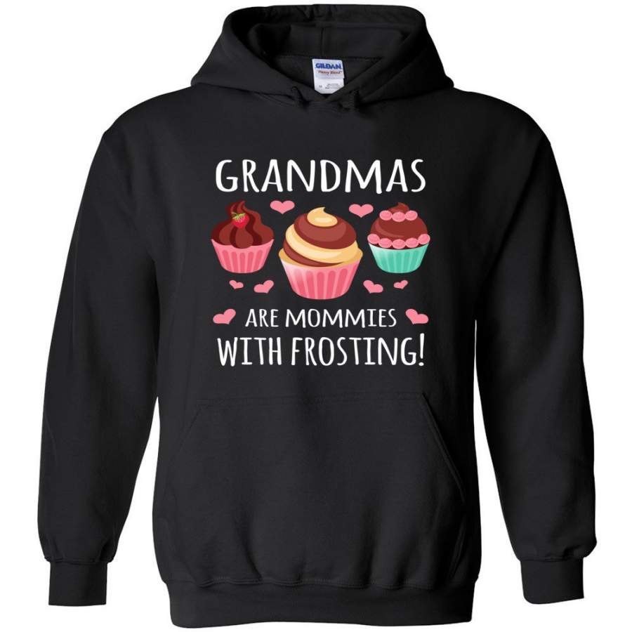 Grandmas Are Mommies With Frosting Shirt Christmas Gift for Grandma Hoodie