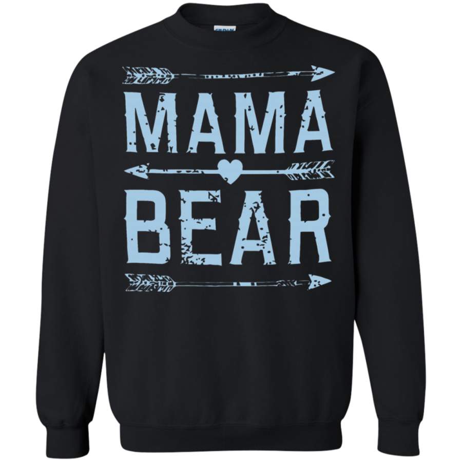 AGR Mama Bear Cuddly Lovable And Ferocious Sweatshirt