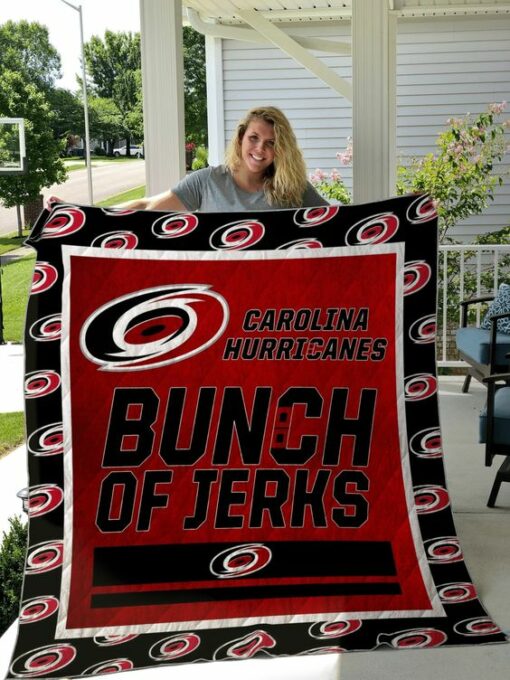 Carolina Hurricanes Quilt Blanket A95