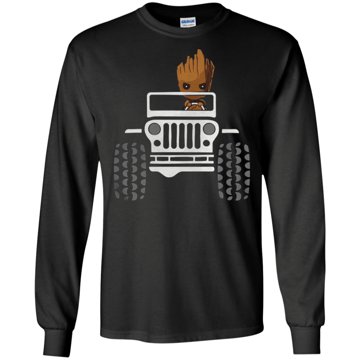 Baby Groot drive Jeep shirt Ultra Cotton Shirt