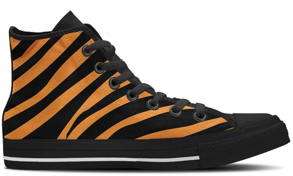 Tiger Stripes High Top Shoes Sneakers