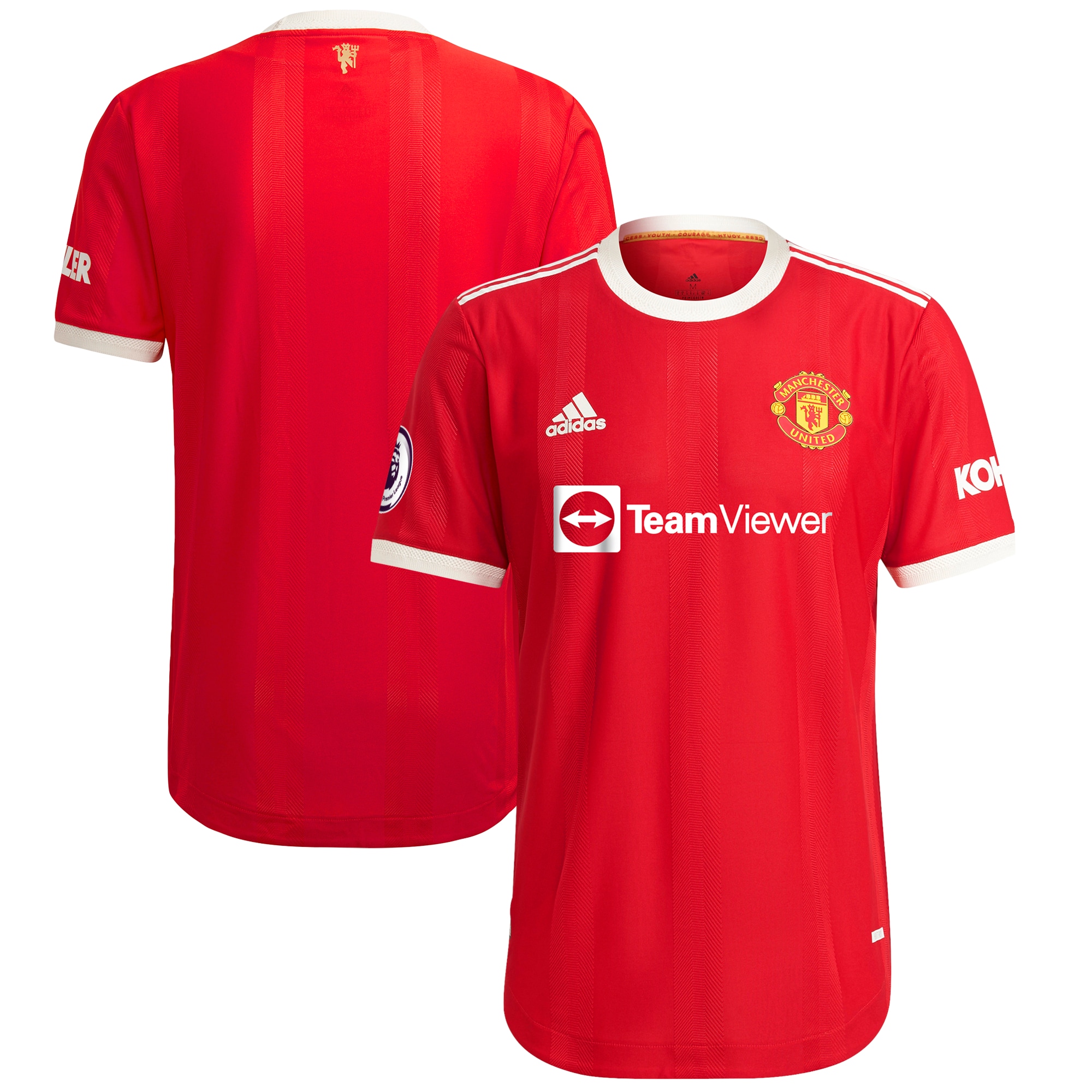 Manchester United 2021/22 Home Authentic Jersey – Red