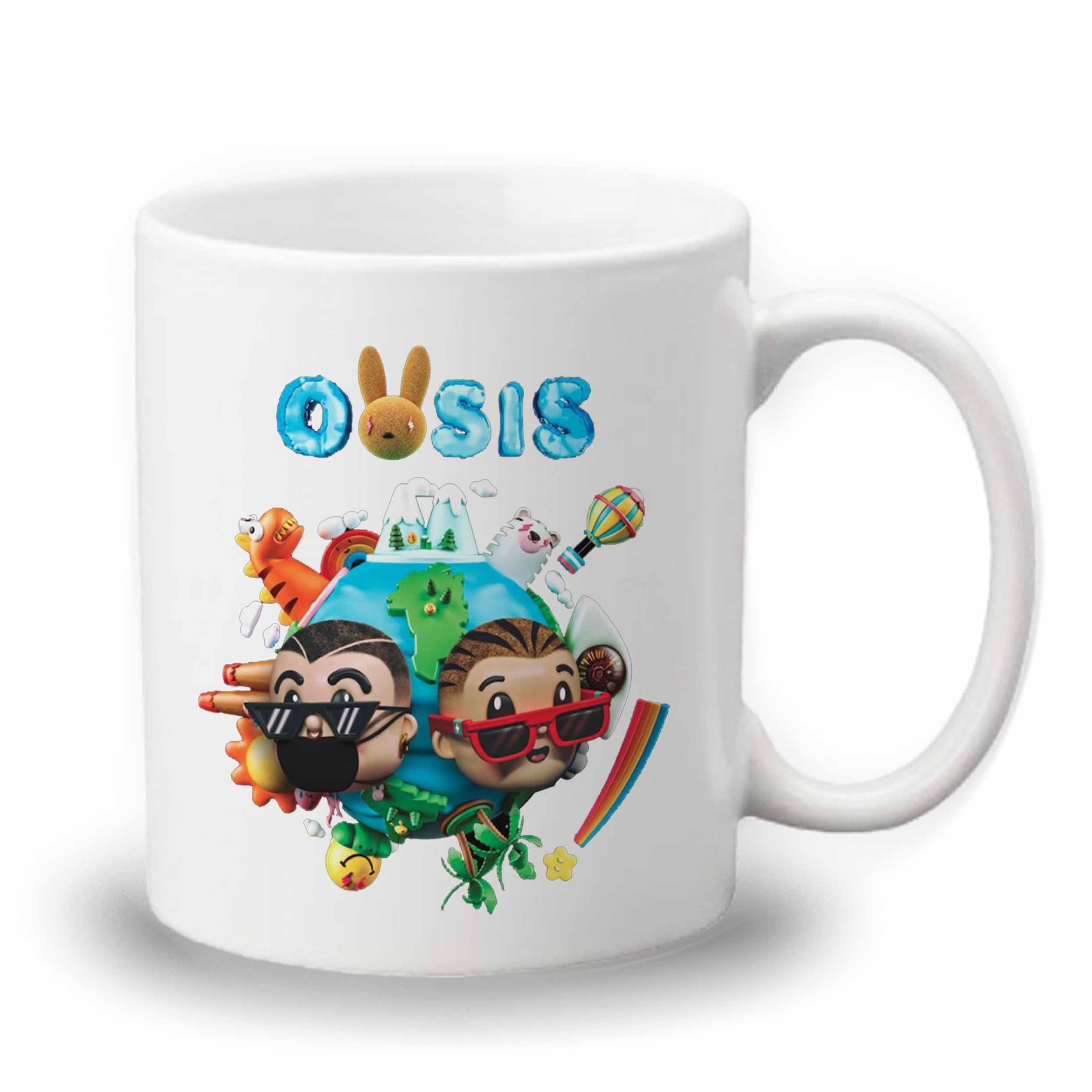 J Balvin Bad Bunny Oasis Spanish Mug