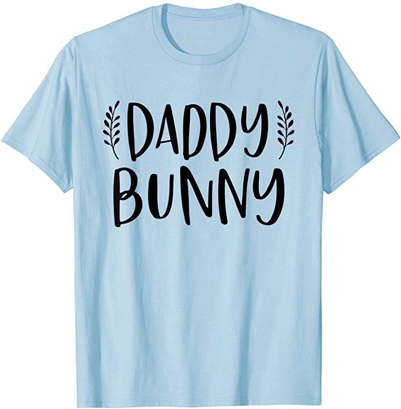 Mens Easter Pregnancy Announcement Shirt Daddy Bunny Baby Reveal T-Shirt