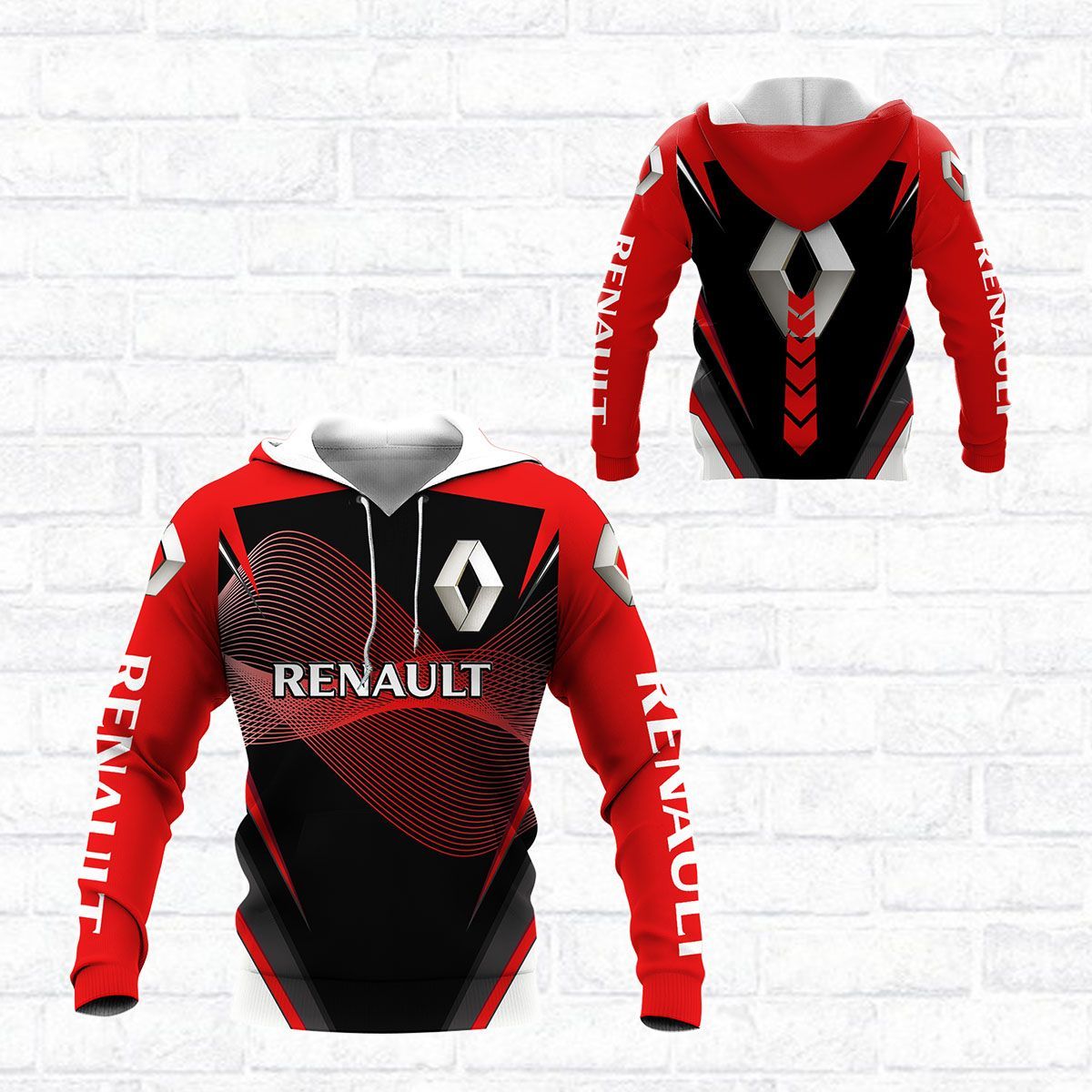 3D All Over Printed Renault AN-VA Shirts Ver 2 (Red)