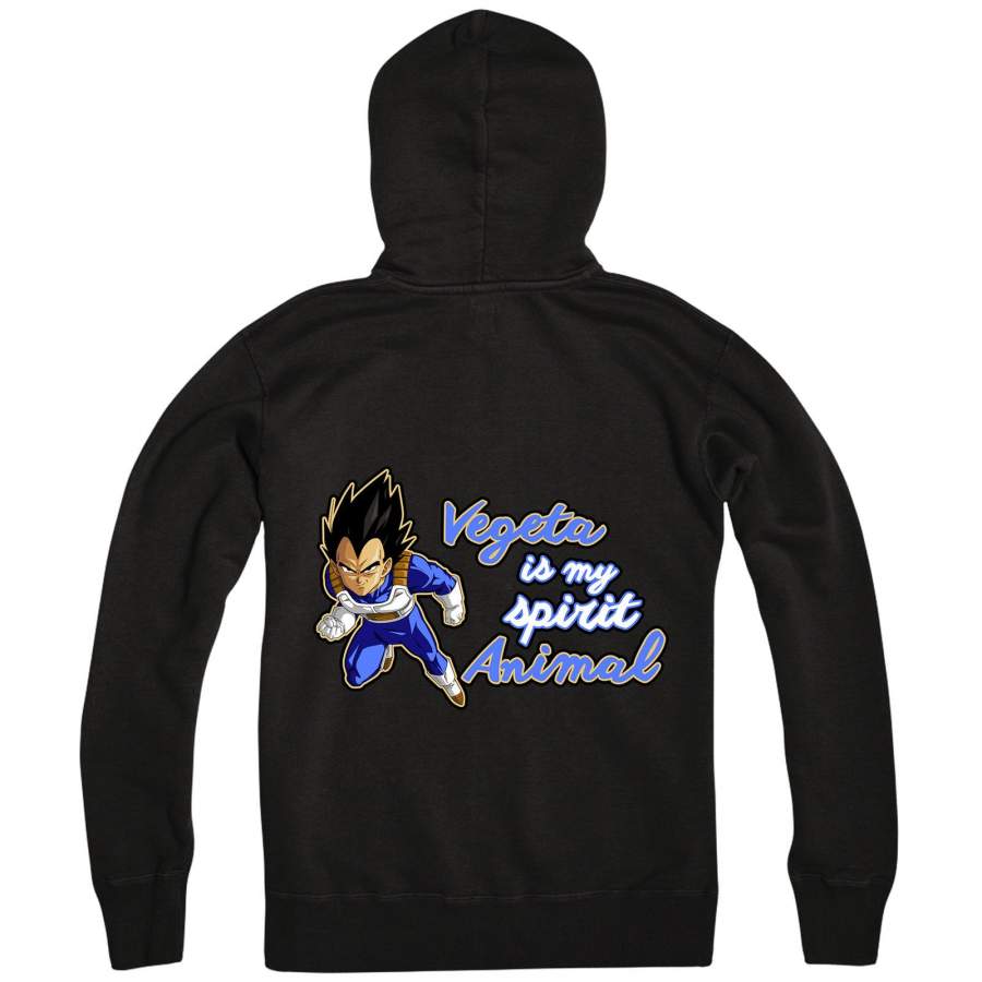 Vegeta Is My Spirit Animal, Dragon Ball Z, Japanese Comics Hoodie Zip