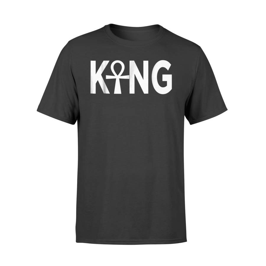 King Husband Man With Egyptian Ankh Couple T Shirt