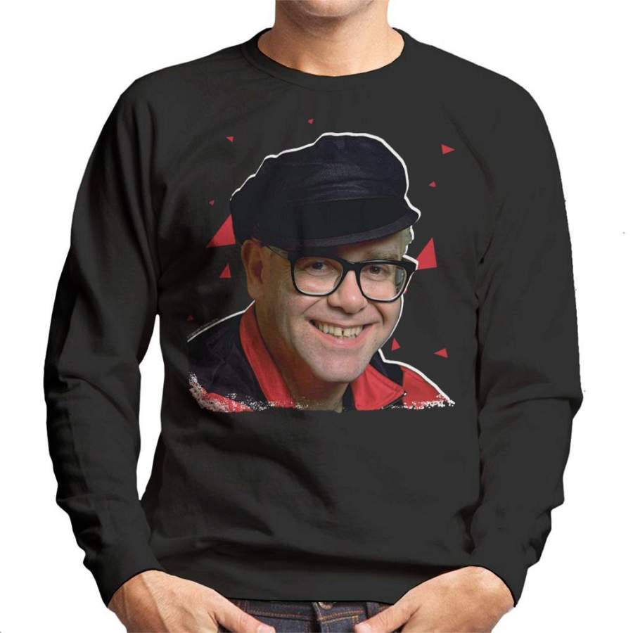 TV Times Pop Singer Elton John 1989 Men’s Sweatshirt