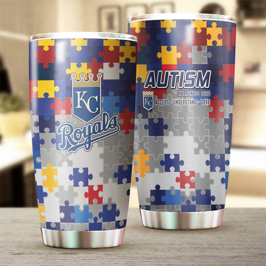 Kansas City Royals Stainless Steel Insulated Tumbler Cup, Kc Royals  Autism Father 039;S Day Gifts, Mother 039;S Day Giftweekly Outfits Brand