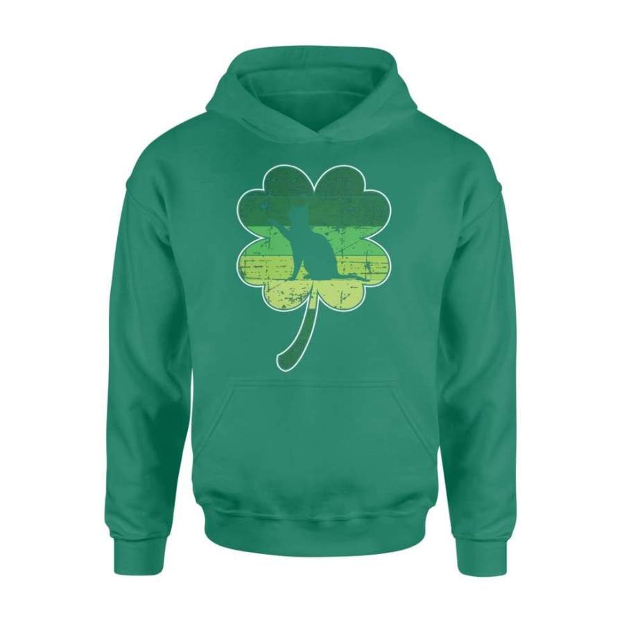 Cat Kittens Lovers Shamrock Irish St Patricks Day Gift – Standard Hoodie